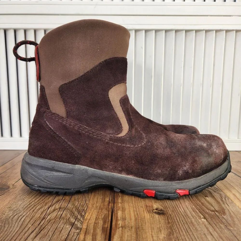 LL Bean Thinsulate Insulated Winter Boots Mens Size 10 M Brown Suede Outdoors